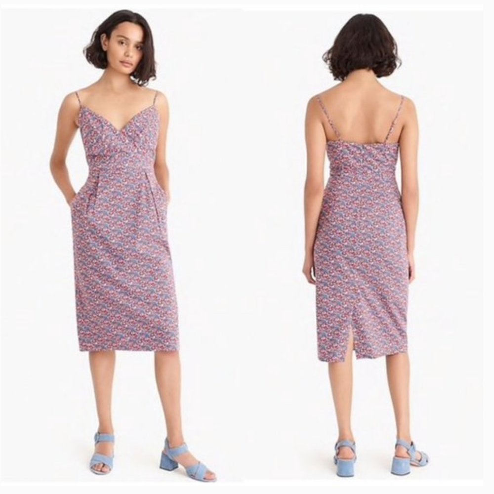J. Crew summer party dress in Liberty of London fabric - Picture 2 of 12